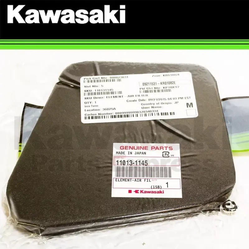 NEW 1987-2004 GENUINE KAWASAKI AIR FILTER ELEMENT LAKOTA 300  MOJAVE 250 KFX250