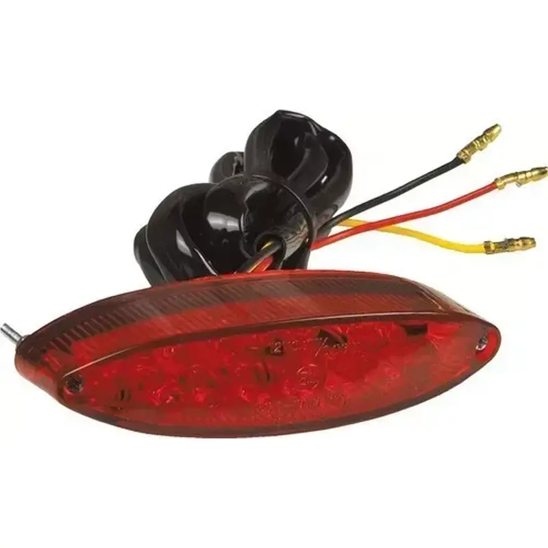 K&S LED Brake Light Assembly Red Wire Yellow Ground Black/Tail Red/Stop 25-6605S