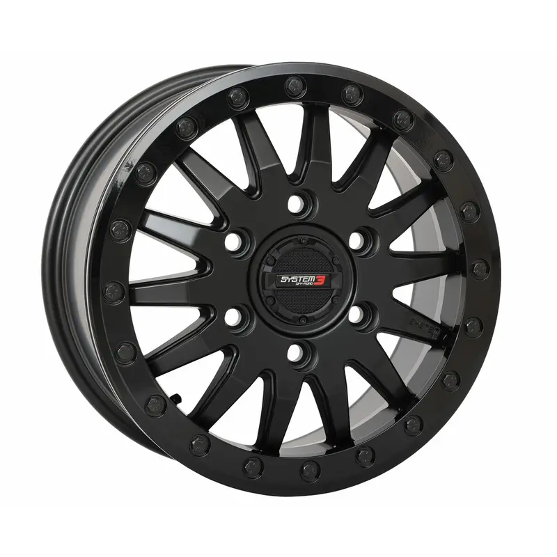 SYSTEM 3 SB8 WHEEL 15X7 6 1 ( 68MM) 6/5.5 MATTE BLACK