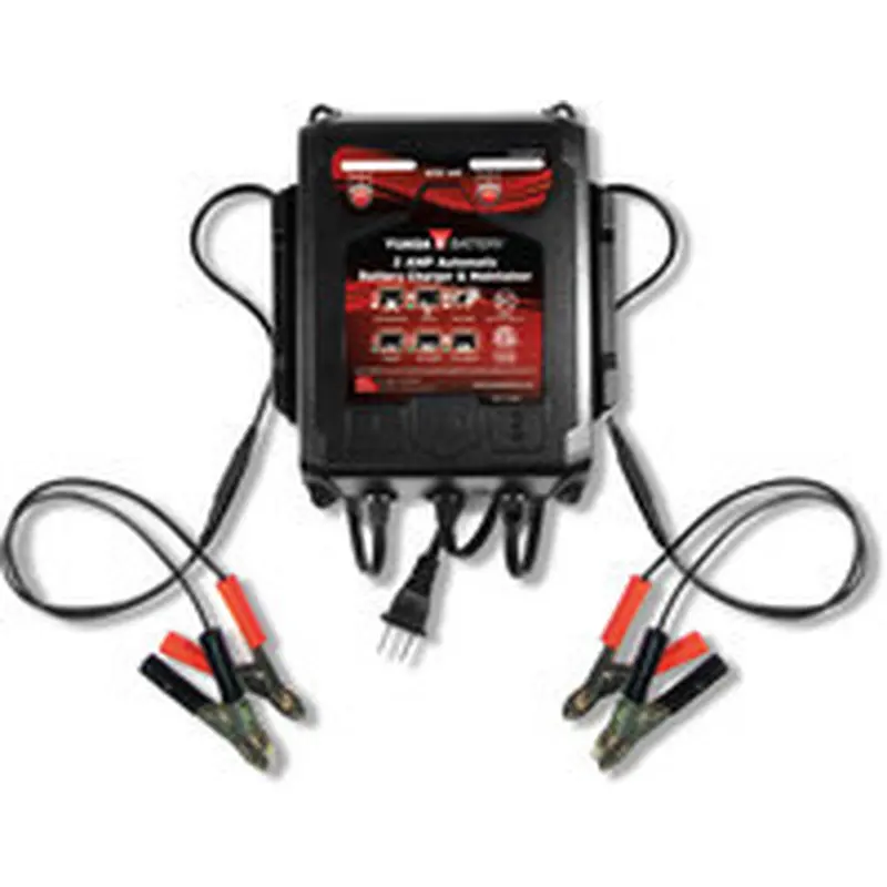 YUASA BATTERY CHARGER 6V/12V/2A 2 BANK