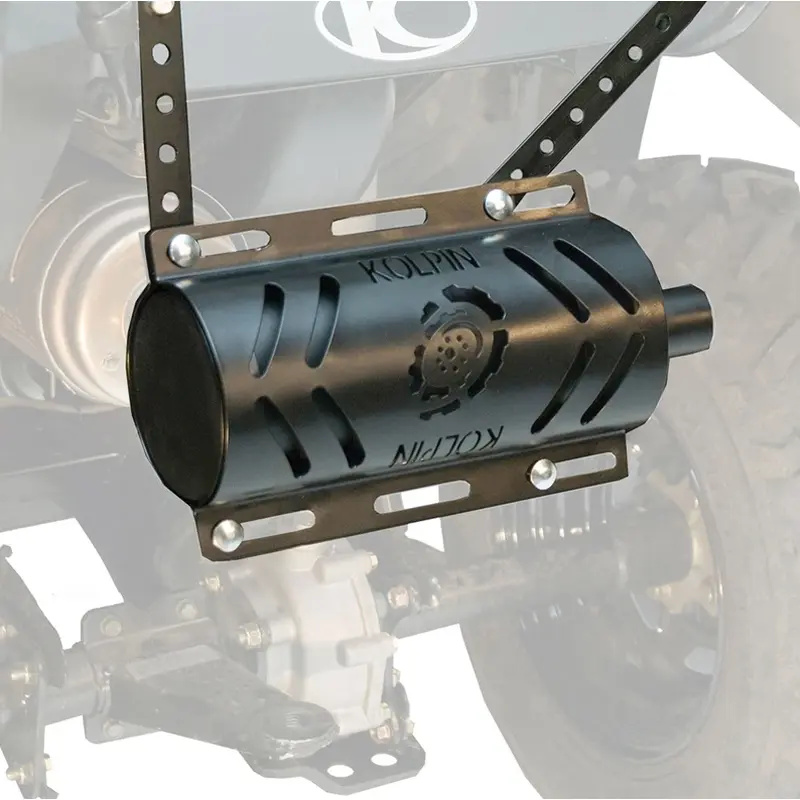 KOLPIN STEALTH EXHAUST 2.0 W/HEAT SHI ELD (BLACK)