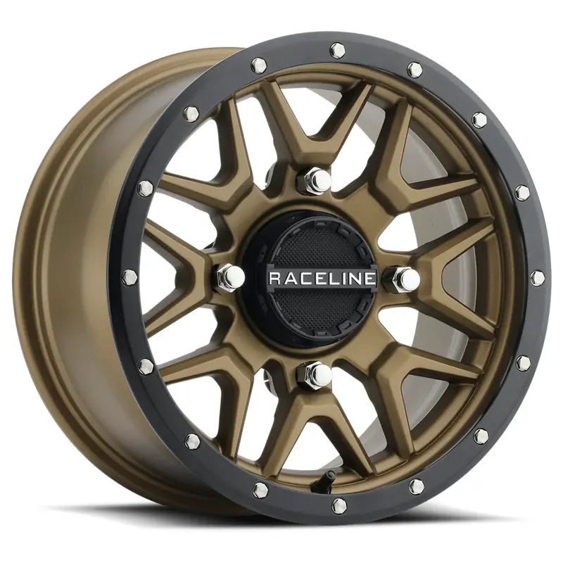 RACELINE KRANK WHEEL 14X7 4/137 5 2 ( 10MM) BLK/BRONZE
