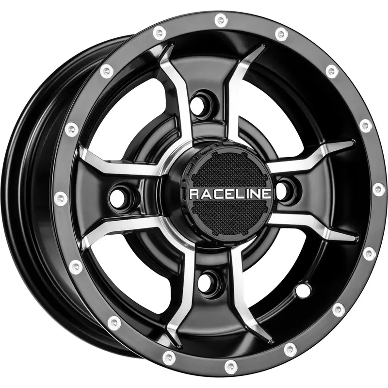 RACELINE MAMBA SPORT WHEEL 10X5 4/156 3 2 BLK/MACHINED