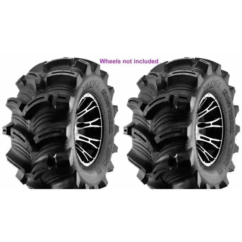 (2) New Kenda 27X10-12 27-10-12 K538 Executioner ATV Mud Tires