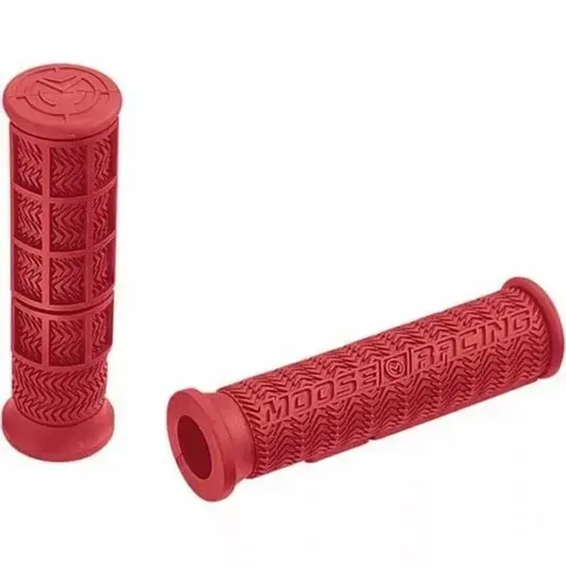 NEW Moose Racing RED ATV Handlebar Grips Z 400 EX BANSHEE LTR KFX 250 R