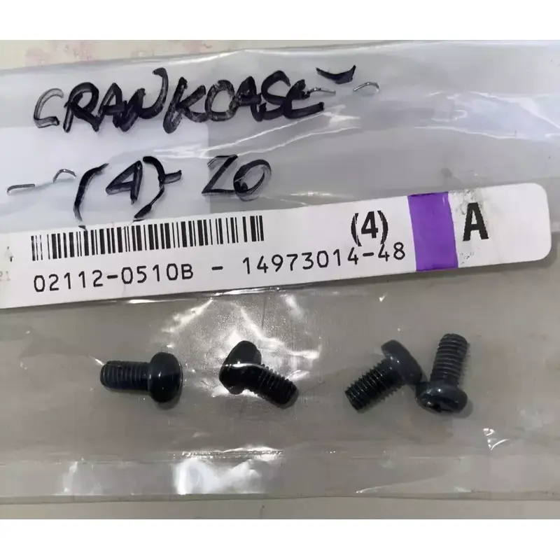 Pack (4) Brand New Genuine OEM SUZUKI OEM NOS, Throttle Cable Screw 02112-0510B