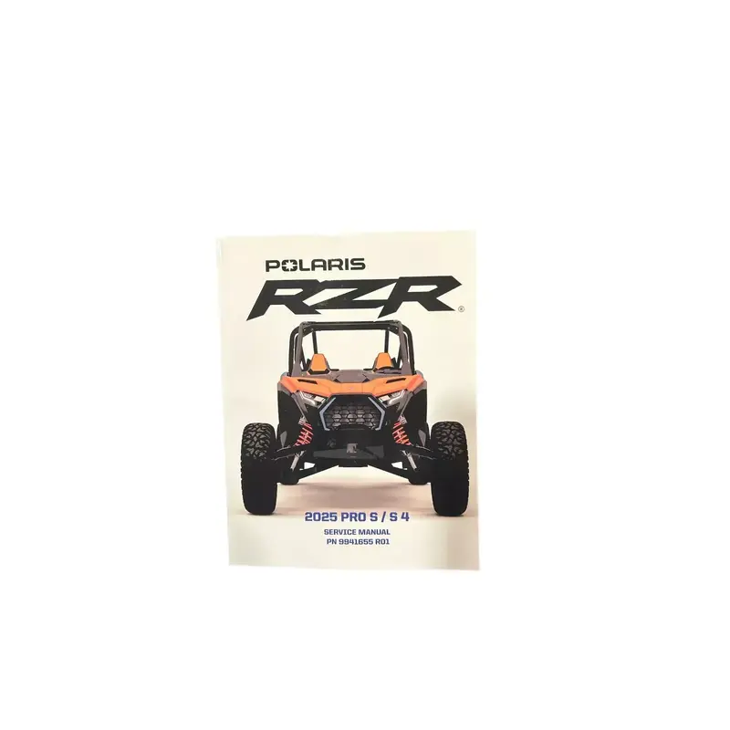 POLARIS SERVICE REPAIR MANUAL BOOK 2025 RZR PRO S / S4 GENUINE OEM