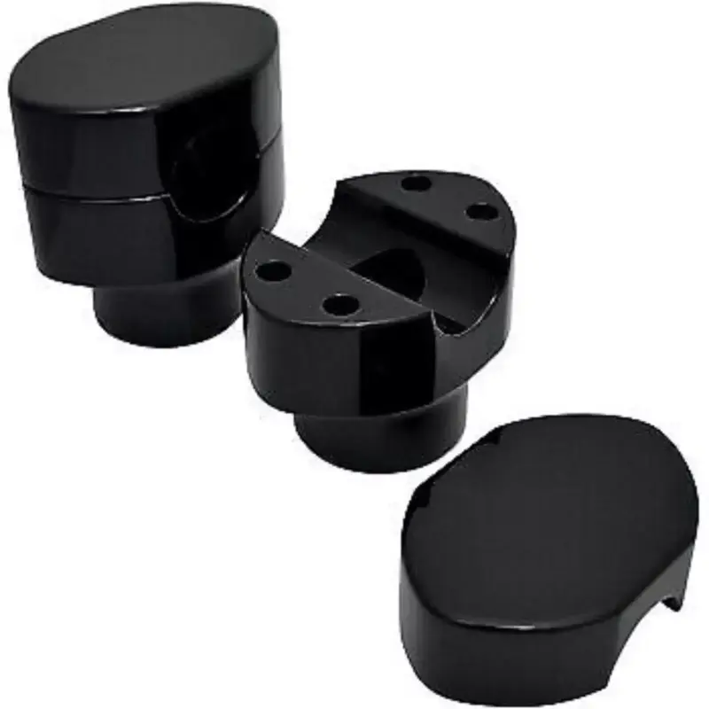 LA CHOPPERS Black 1.5" Springer Handlebar Riser Kit