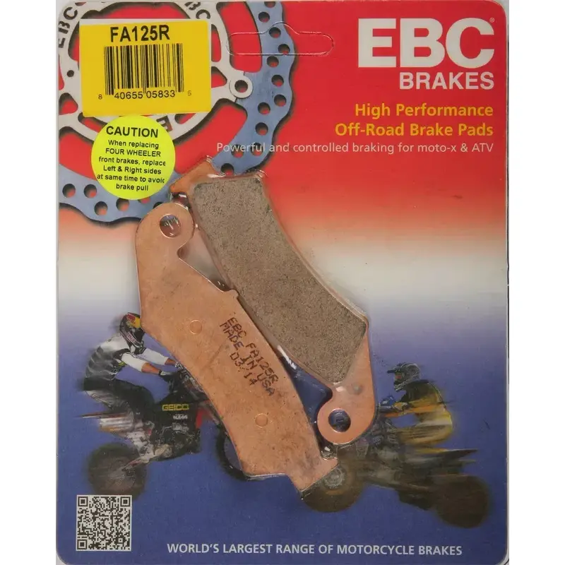 EBC R Series Long Life Sintered Brake Pads FA125R