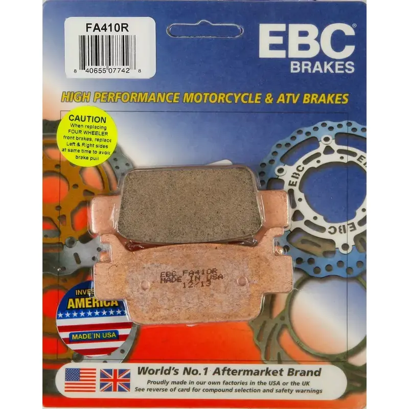 EBC R Series Long Life Sintered Brake Pads FA410R
