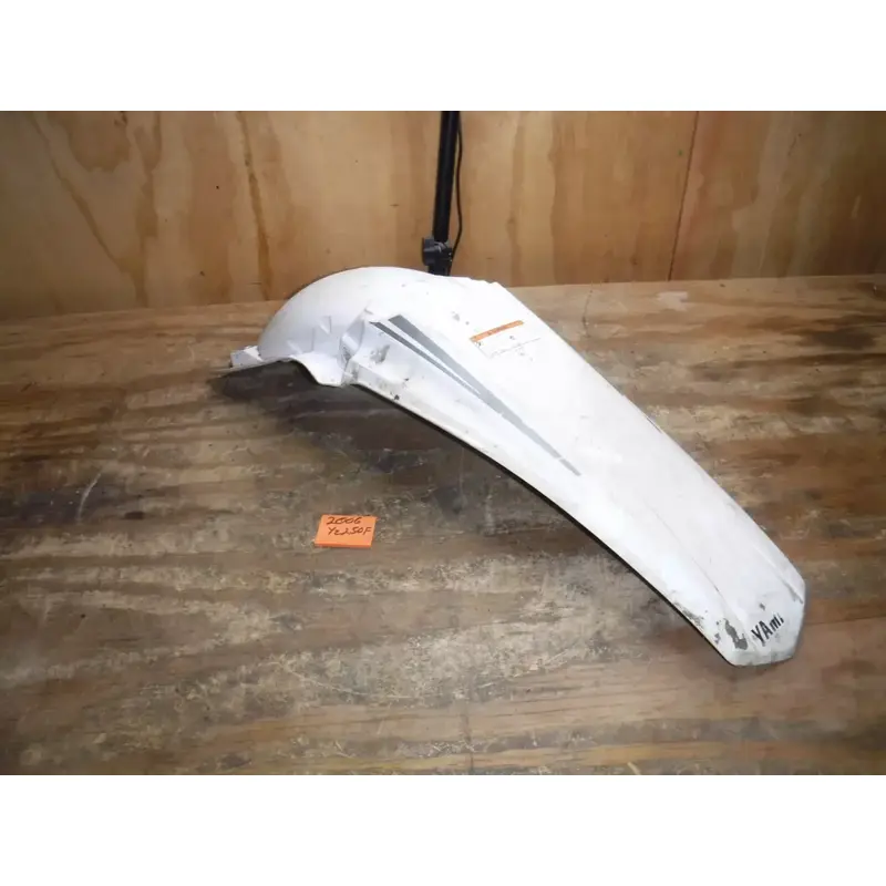 2006 Yz250f (M19) Rear Fender Plastic Body White