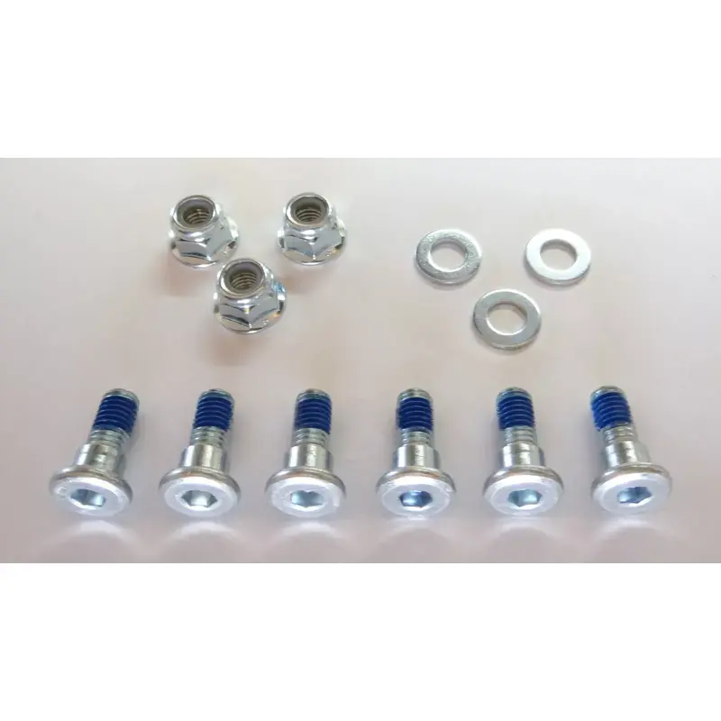 91-92 TRX250X and 93-09 TRX300EX TRX300X Front Brake Rotor bolt and Rear Nut Kit