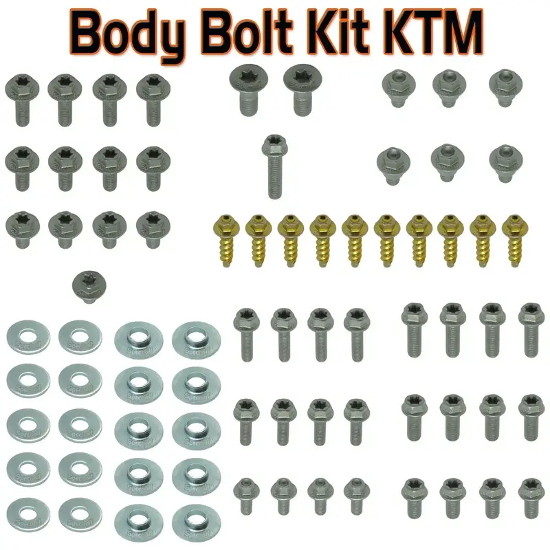 Body Bolt Kit fits KTM plastics fender fork guards 125 250 300 350 450 520