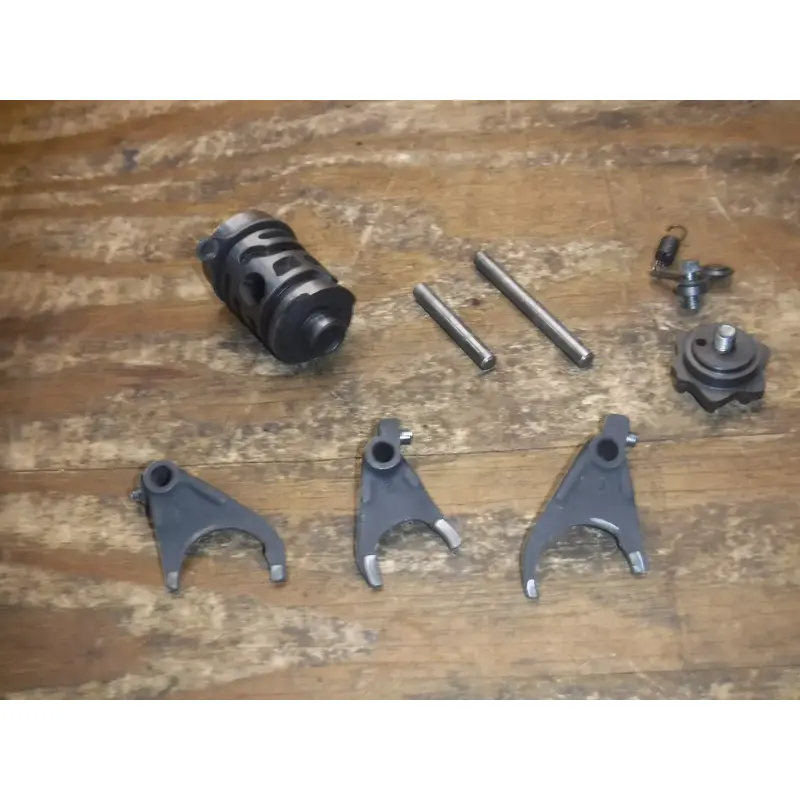 1990 KDX200 (A) Transmission Drum Rods Forks Gear Selector Shift Linkage