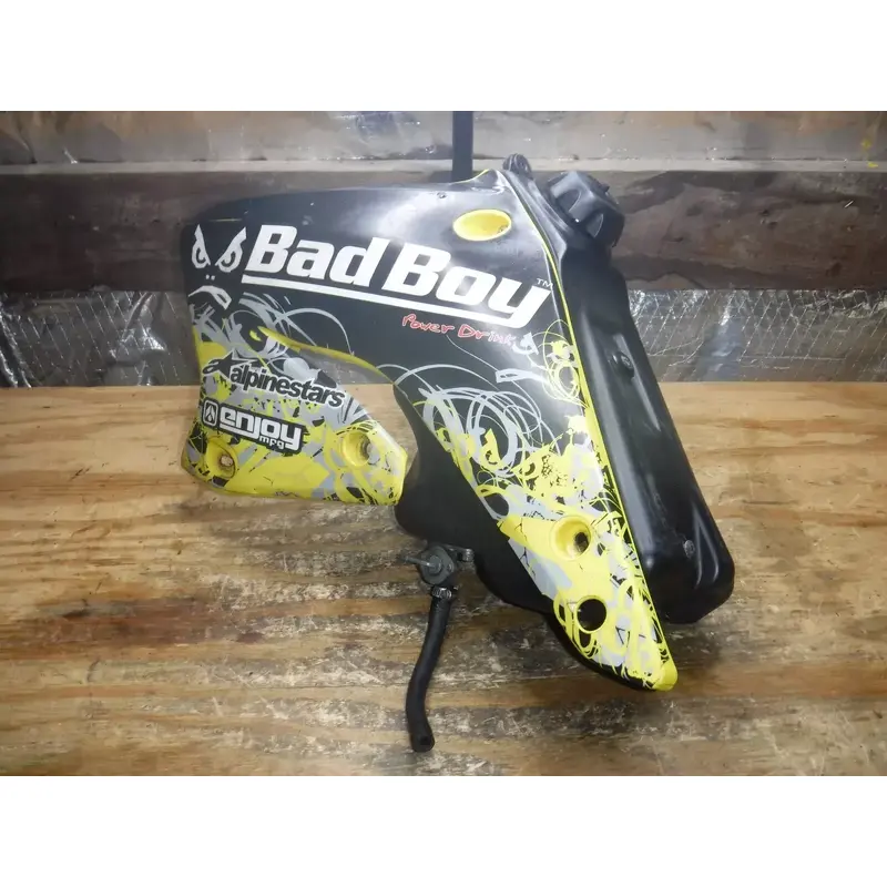 2004 RMZ250 (A) Fuel Tank Cell Gas Cap Petrol Plastic Black Left Shroud