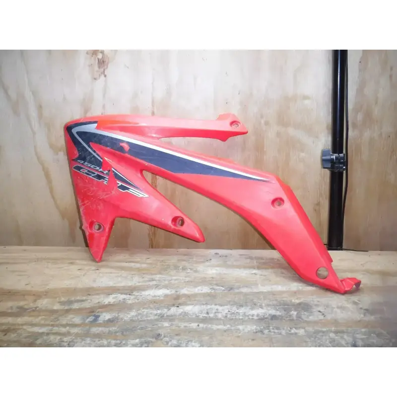 2007 CRF450r Honda Left Front Fairing Fender Shroud Plastic Red