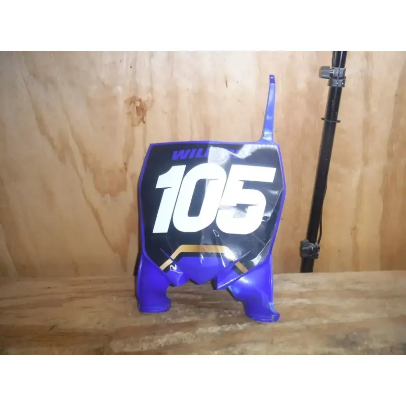 2014 Yz250f Front Number Plate Plastics Plastic Body Blue 2015 2016 2017 2018