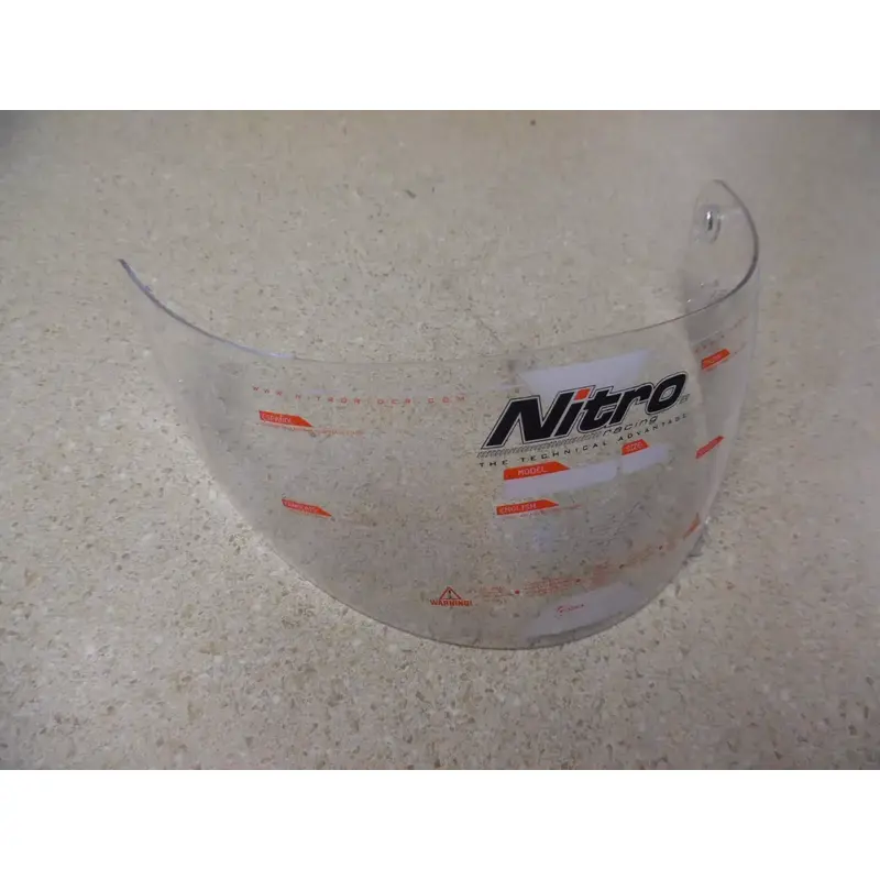 08-21 NITRO HELMETS REPLACEMENT CLEAR VISOR/SHIELD FOR 992FF 104162 NOS PART