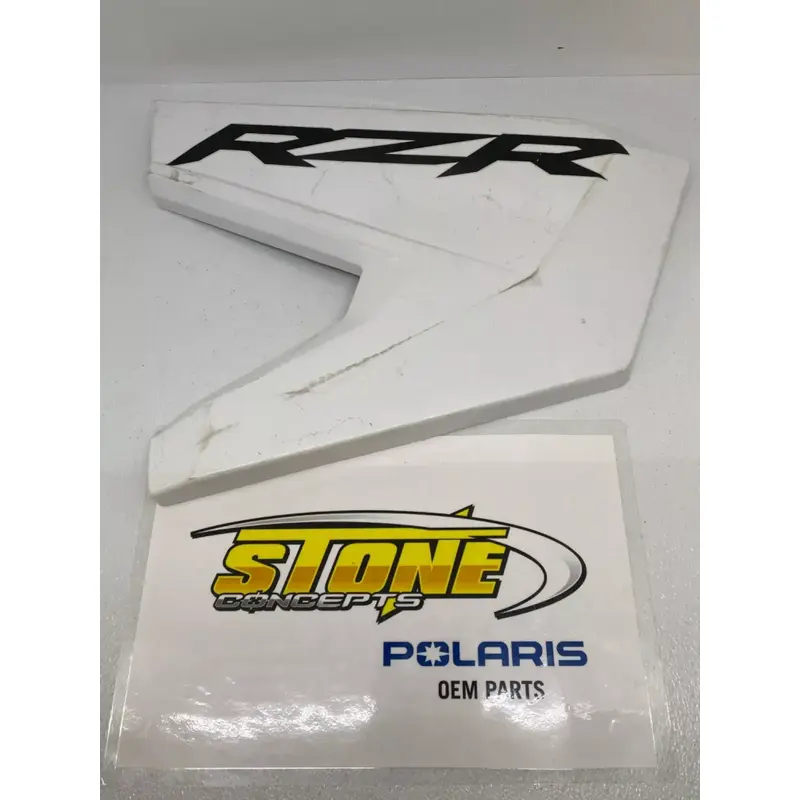 Polaris RZR 200 Drivers Door Plastic Skin RH R Right OEM RZR200 UTV White