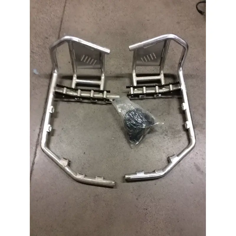 NEW TAKE OFF NERF BARS W/NETS CLEATS ALUMINUM APEX 250 pro mxr  ATV QUAD