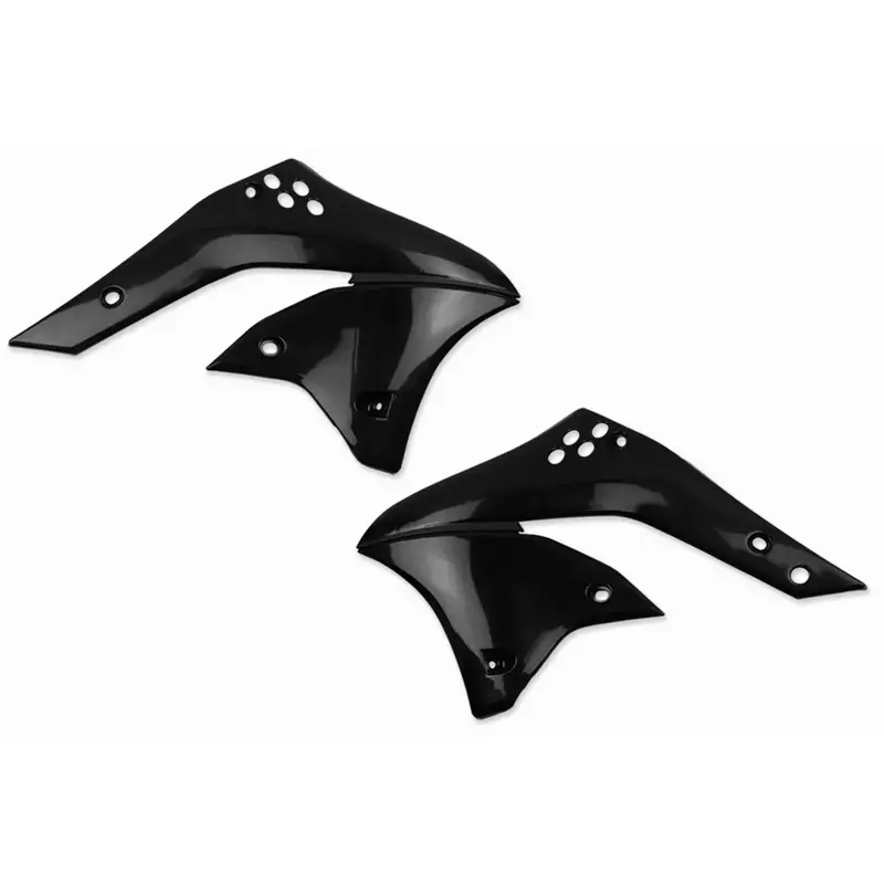 UFO Black Radiator Shroud Set for KX250F