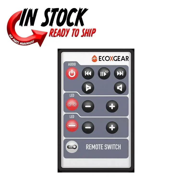 ECOXGEAR RF Replacement Remote Control for Sound Bar ACC-EXSNDRMTBLE 63-9205