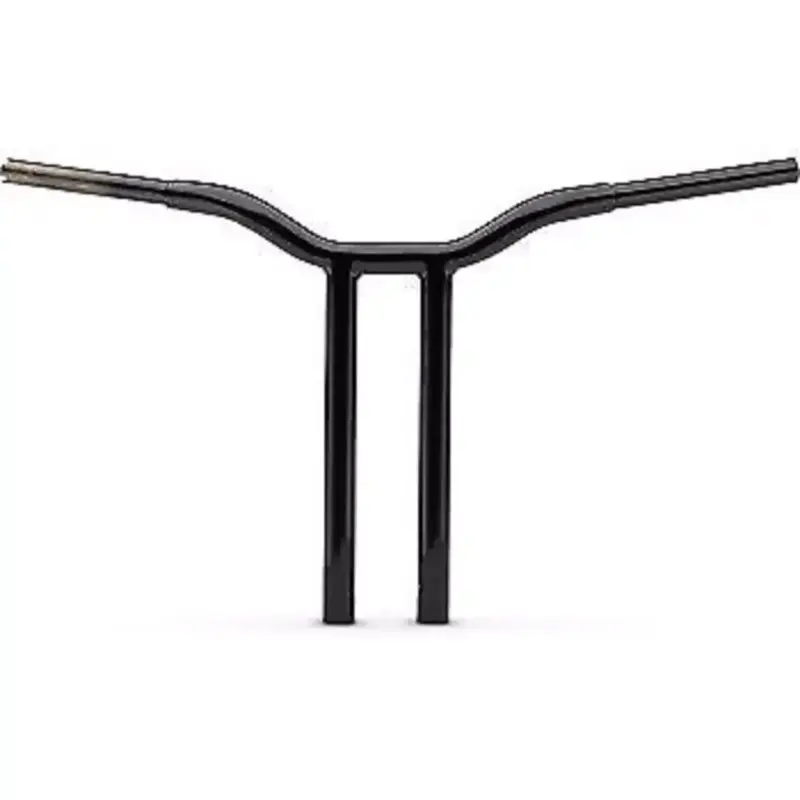 LA CHOPPERS 16" Black Kage Fighter Welded Straight-Riser Handlebars