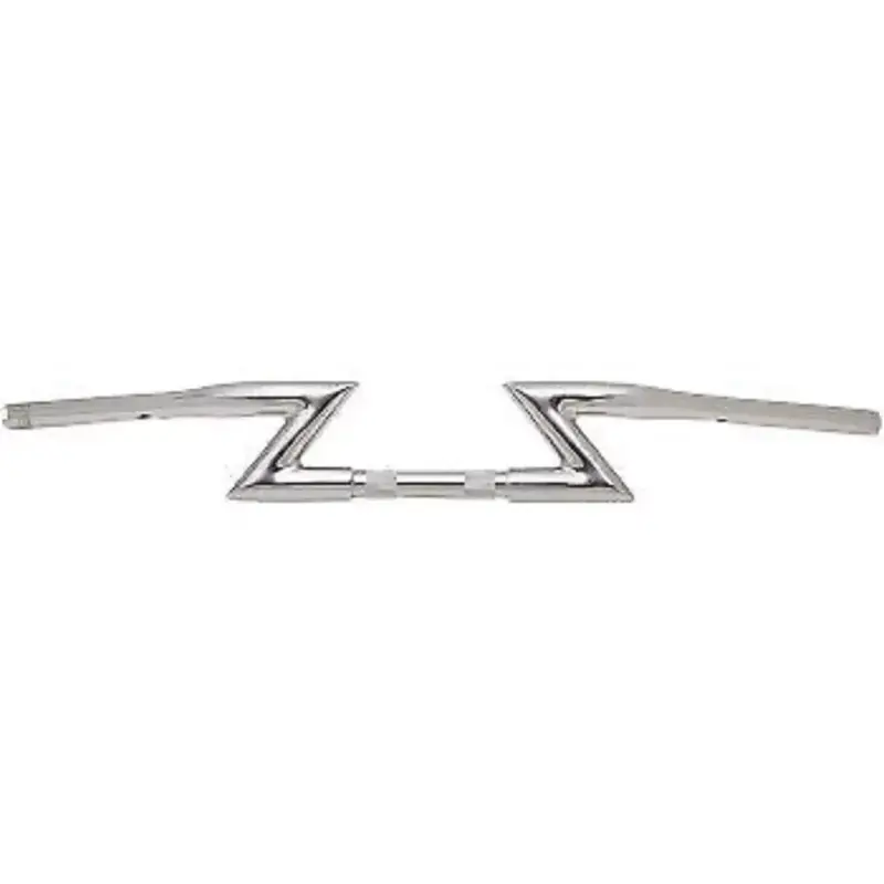 LA CHOPPERS LA-7310-00 Chrome 1-1/4" Outlaw Z-Bar Style Handlebars