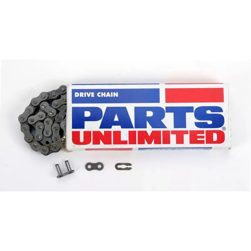 PARTS UNLIMITED 520 Motorcycle Non-Sealed Chain (Natural) 130 Links