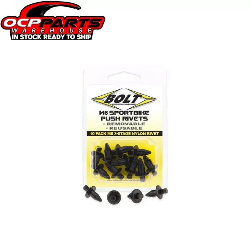 Bolt M6 Nylon Push Rivets 2005-6SRIV