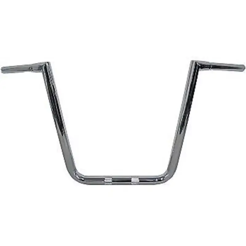 LA CHOPPERS LA-7362-16 Chrome 16" 1-1/4" Twin Peaks Hefty Big Twin Handlebar