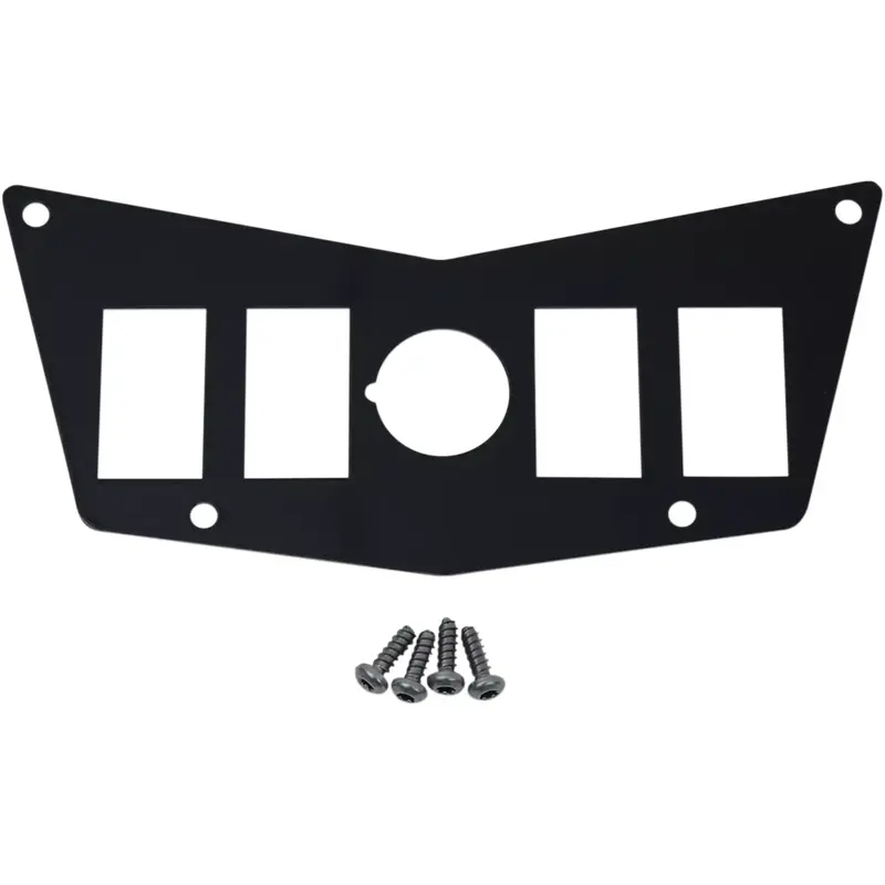 NEW MOOSE RACING 0521-1713 Dash Plates Black Polaris RZR 570 800 4x4