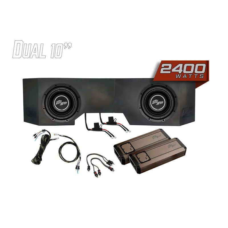 Can-Am Defender 2400W Dual 10"Subwoofer Kit | UTVS-DEF-SUB-2400-2