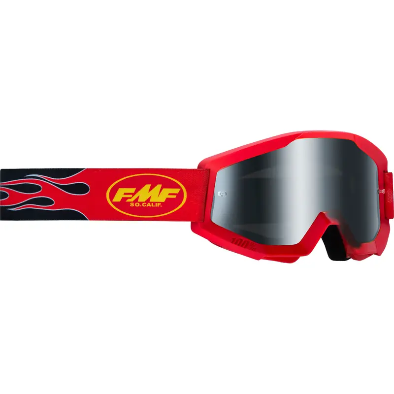 Powercore Sand Goggle Flame Red Smoke Lens