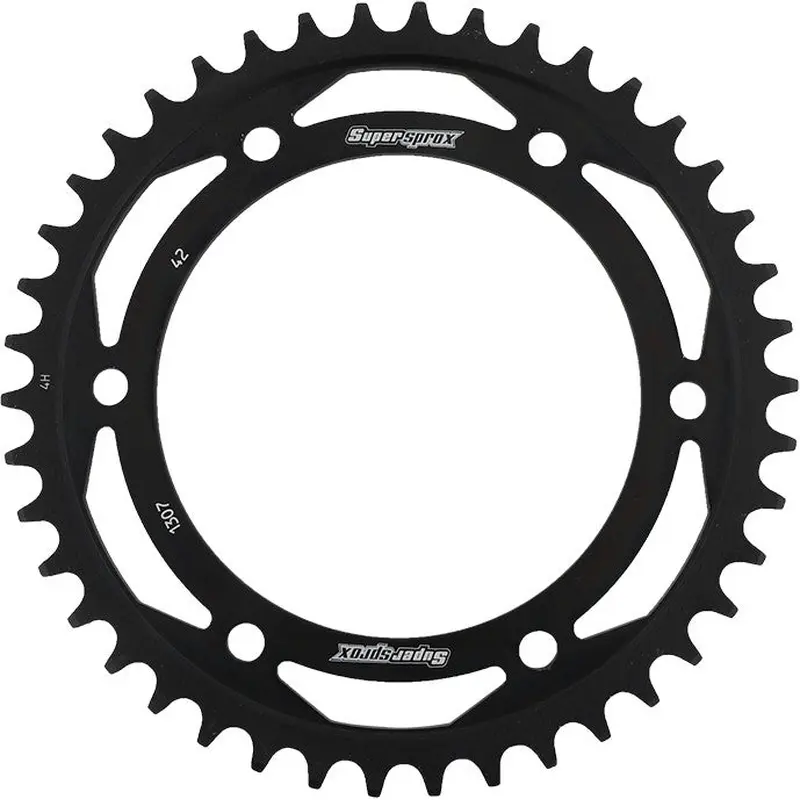 SUPERSPROX STEEL SPROCKET 42T BLACK RFE-1307-42-BLK