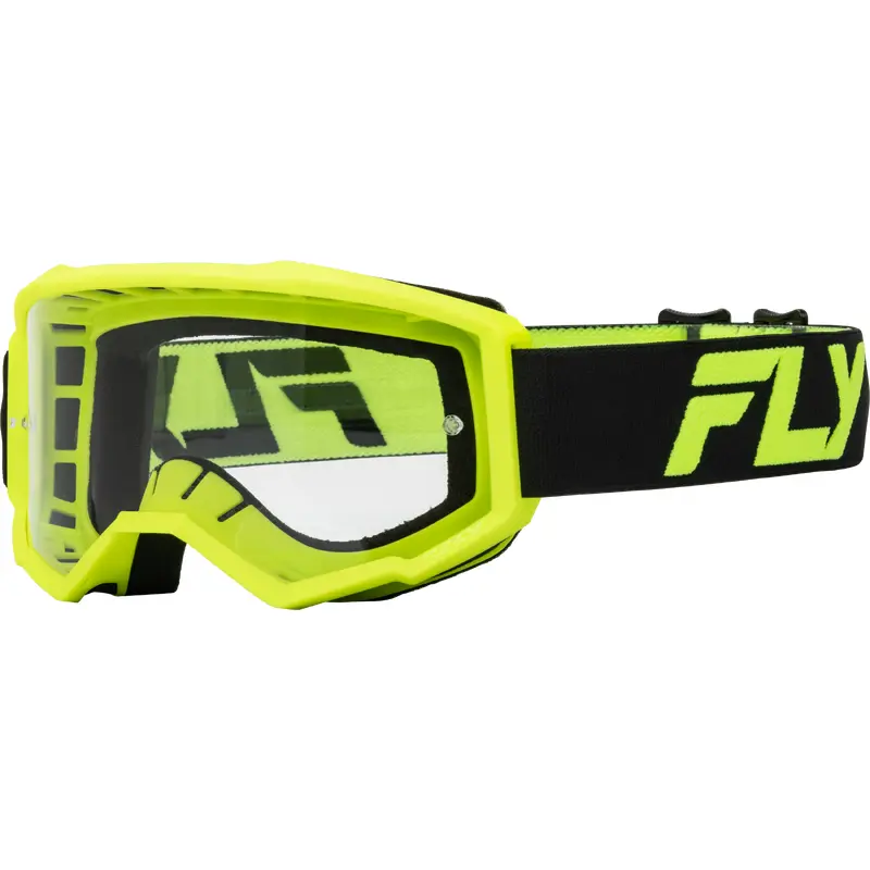 Focus Goggle Black/Hi Vis W/ Clear Lens