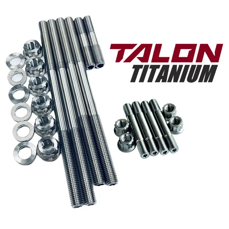 2012 Raptor 700 700R SE Head Stud Bolts TITANIUM Cylinder Exhaust Stud Bolt Kit