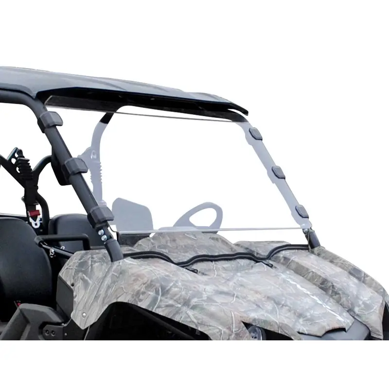 SuperATV Heavy Duty Full Windshield for Yamaha Viking / VI (2014+)