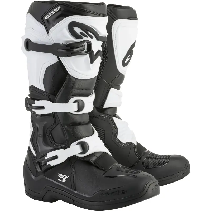 Tech 3 Boots Black/White Sz 09