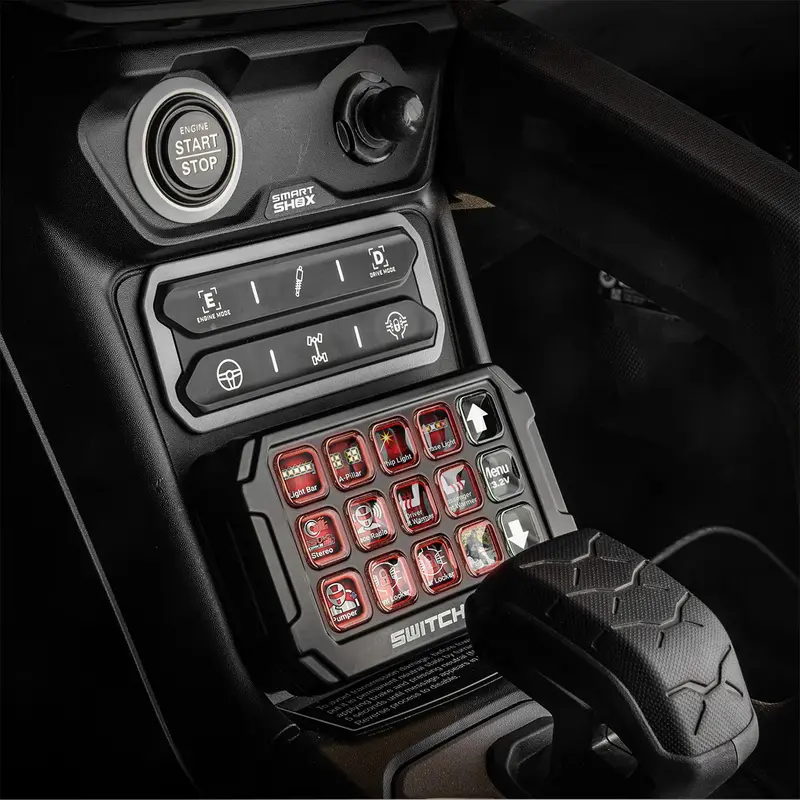 SSV Works 2024+ CanAm Maverick R SWITCH Works Alpha12 Mounting Kit