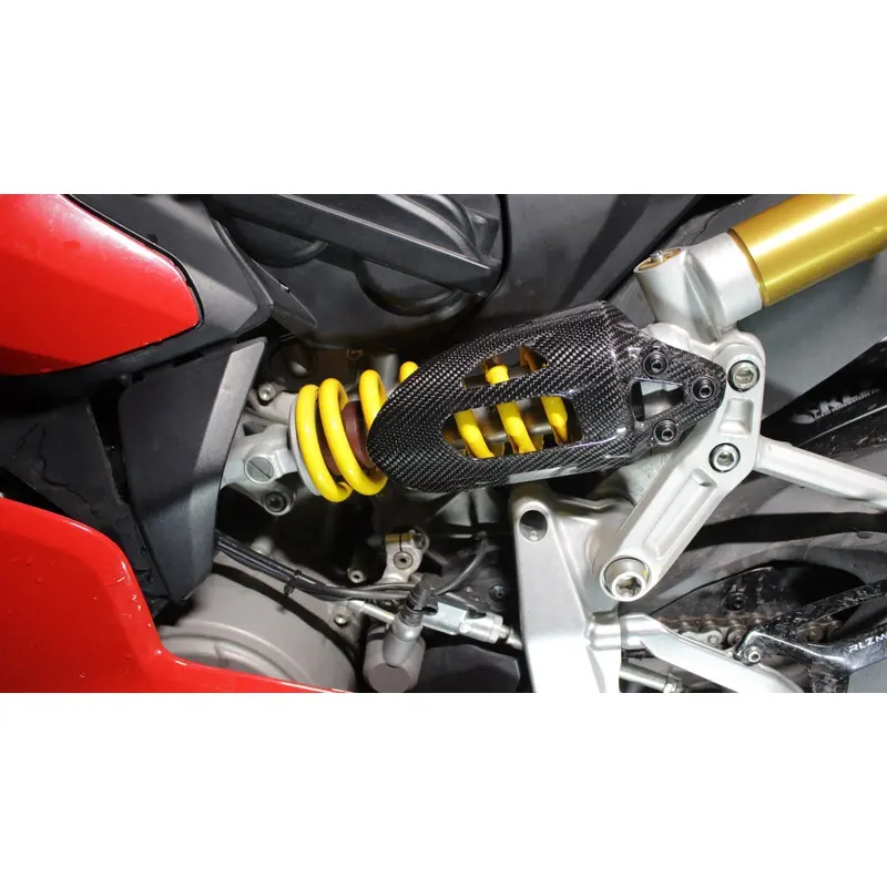 RLZ Carbon Fiber Shock Guard For Ducati Panigale 899,959,1199 & 1299