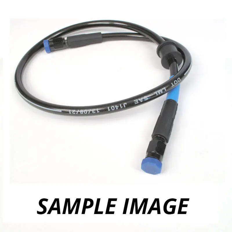 Whites Premade Brake Line - 750mm - (Dark Smoke)