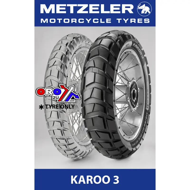 150/70 18 70R M+S KAROO 3, METZELER 2316800 REAR TYRE, ROAD, MC