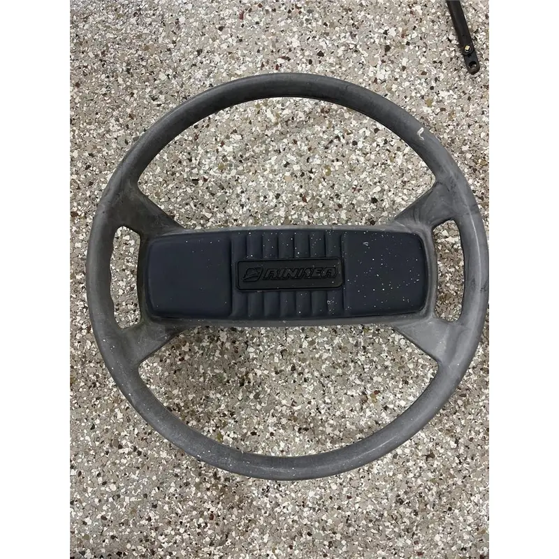 1970's 13.5" Rinker Boat Marine Steering Wheel Black