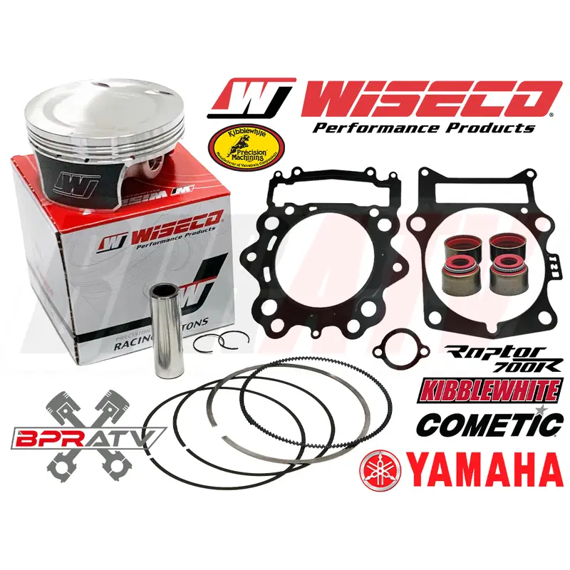 ATHENA Raptor 700R 734cc 105.5mm Big Bore WISECO RACE Piston 14:1 Cometic Gasket