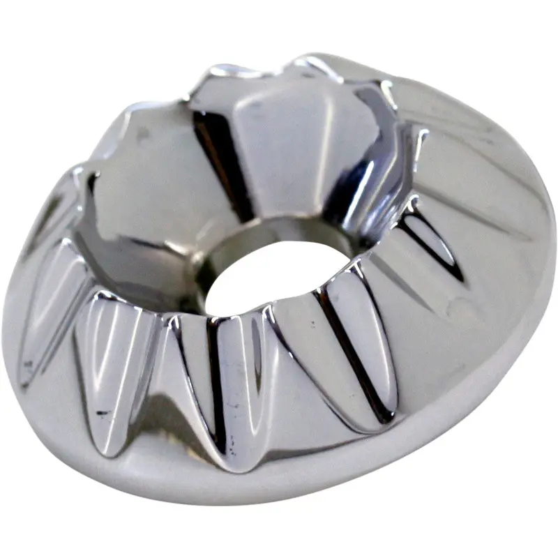 BAGGERNATION AXLE W/YAFTERBURNER CAPS CHROME 08-UP 25MM YAXLE-08-YB-C