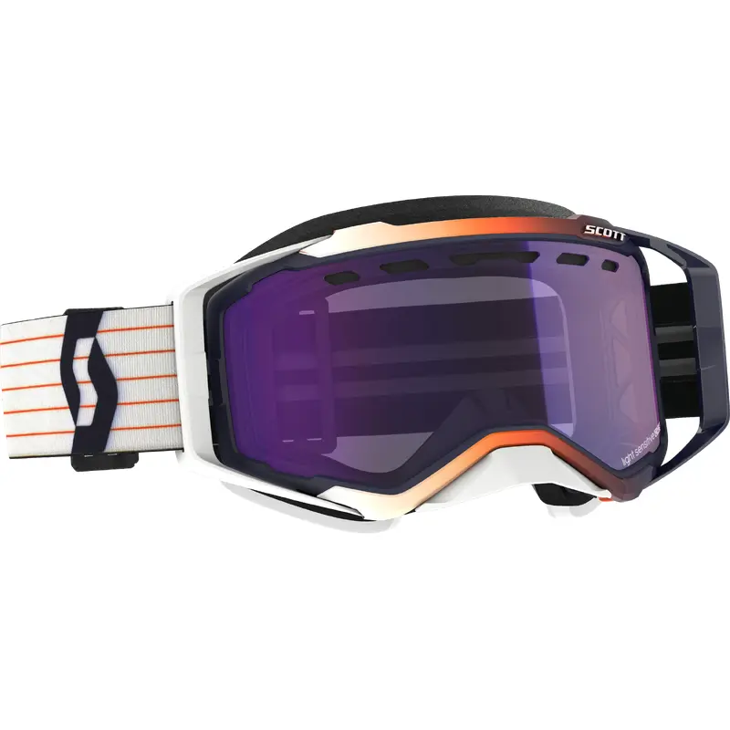 Prospect Goggle Snow Cross Ls Blue/White W/Ls Blue Chrome