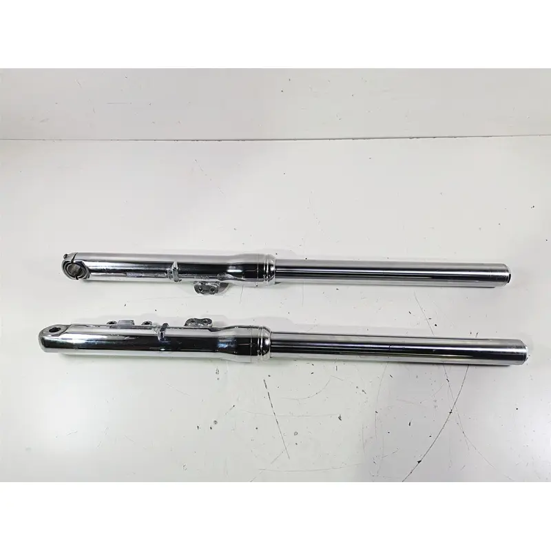 2007 Harley FXDWG Dyna Wide Glide Straight Chrome Front Fork Leg Set 47288-06A
