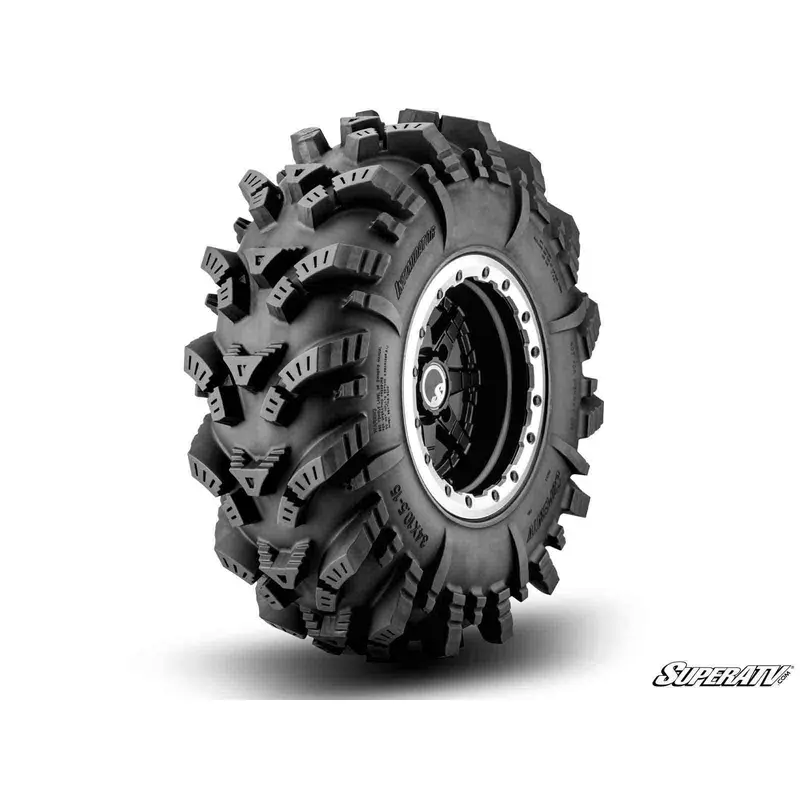 Intimidator Tires 34x10.5x15 on 15" Healy Lock Series Wheels 4/156 Pattern