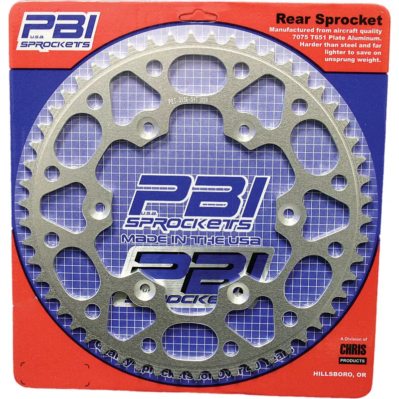 PBI REAR ALUMINUM SPROCKET 42T 3168-42-3